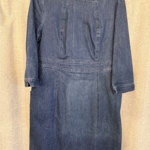 Boden Blue Denim Dress